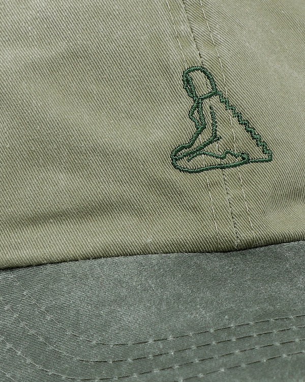 Two Tone Logo Cap - Khaki / Green